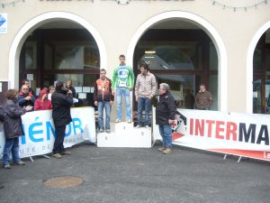 PODIUM JUNIOR CHPT AQUITAINE FFC DH 2010